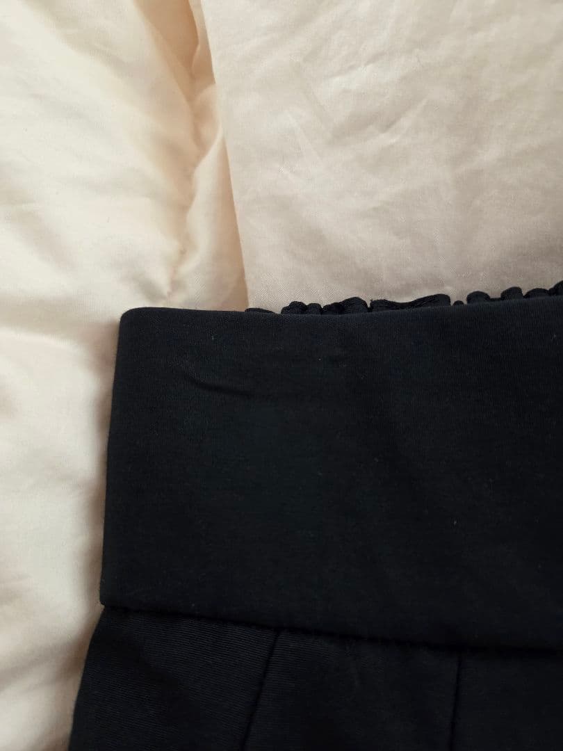 【試着のみ・タグ付き新品】ミモレ別注・マルモア ギャザーキュロットパンツ