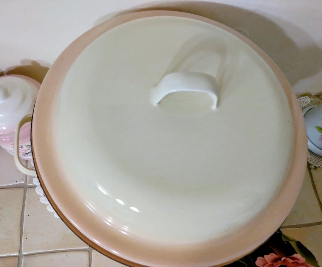 イマン　ダイアナローズ　ホーロー　ライス缶　ストッカー