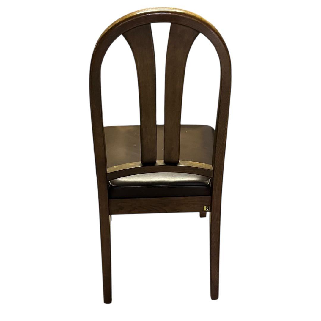 飛騨産業 HIDA キツツキ ダイニングチェア 椅子 革張り