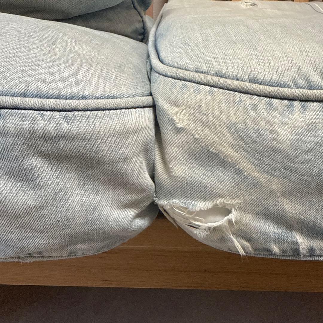 【あと2日！】WTW ダブルティー　TISMO デニムソファ　2人掛け　3人掛け