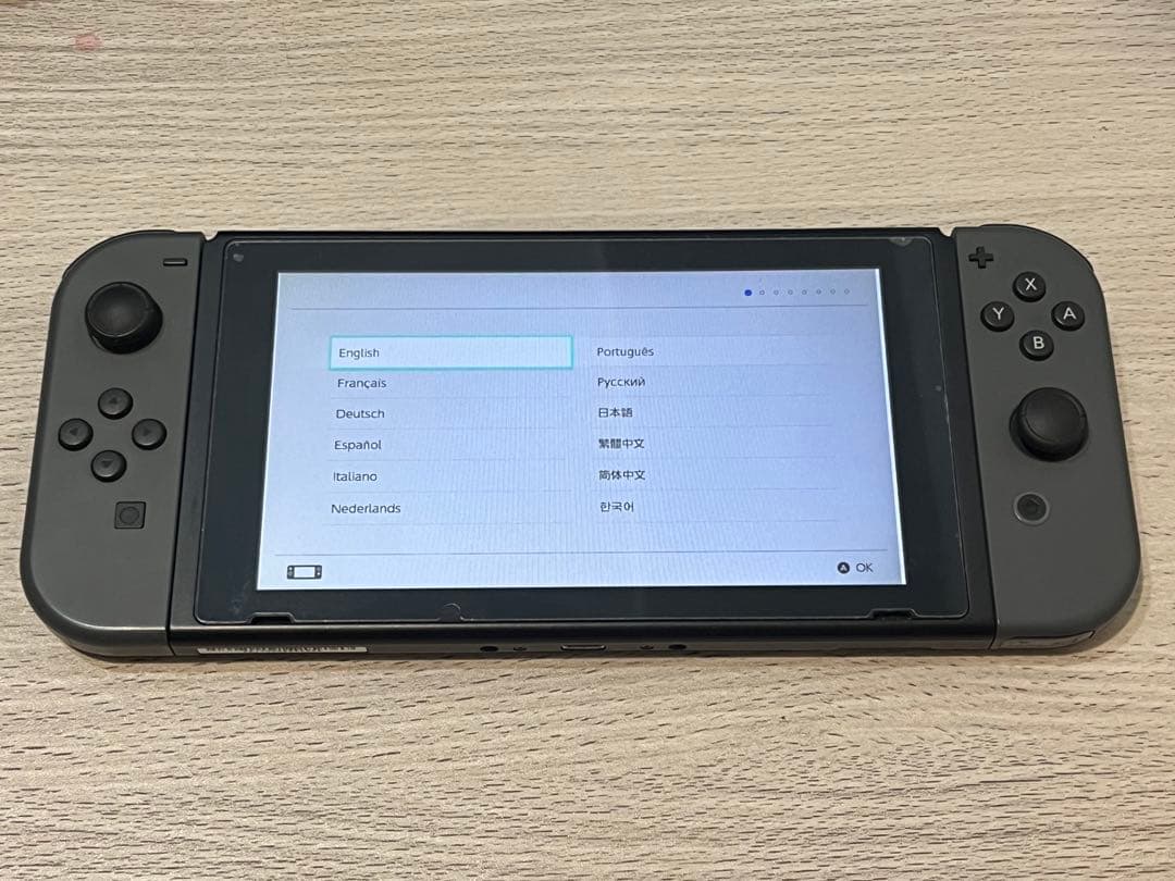 はんどん　Nintendo Switch 本体　グレー　ジャンク