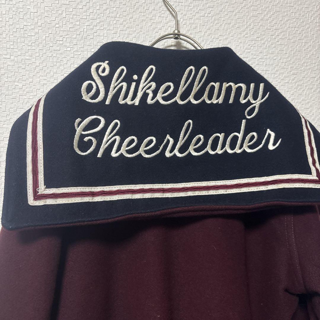 90s Holloway セーラーカラー スタジャン 刺繍 ボルドーXLゆるだぼ