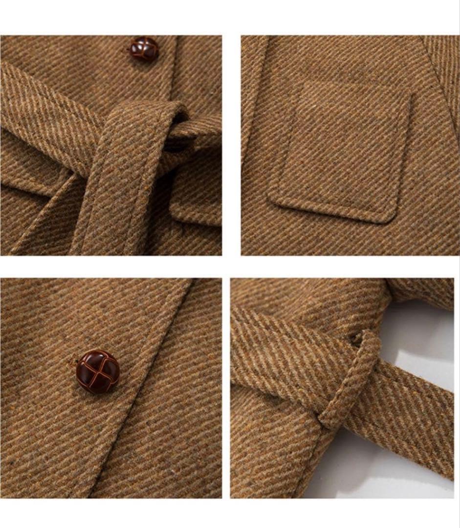 Fano Studios ブラウンツイードコート XS-S