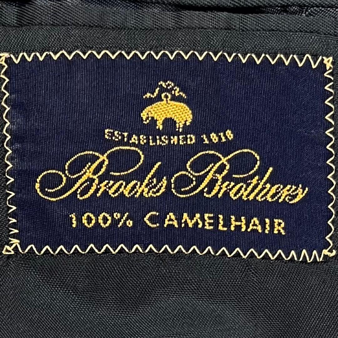 アメリカ製 キャメル100% ブルックスブラザーズ グレンチェック ブレザー