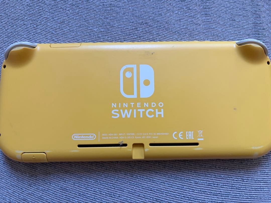 Nintendo Switch Lite イエロー 本体 充電器付き