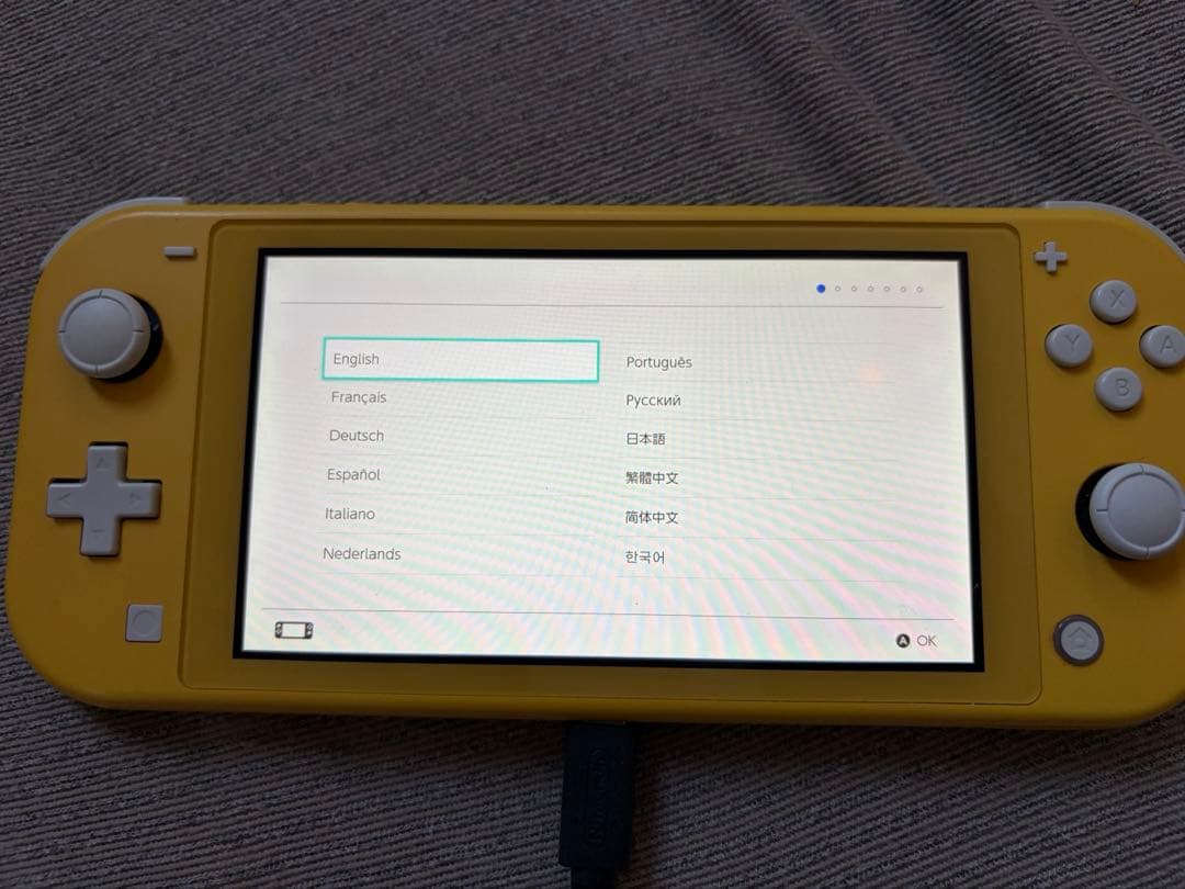 Nintendo Switch Lite イエロー 本体 充電器付き