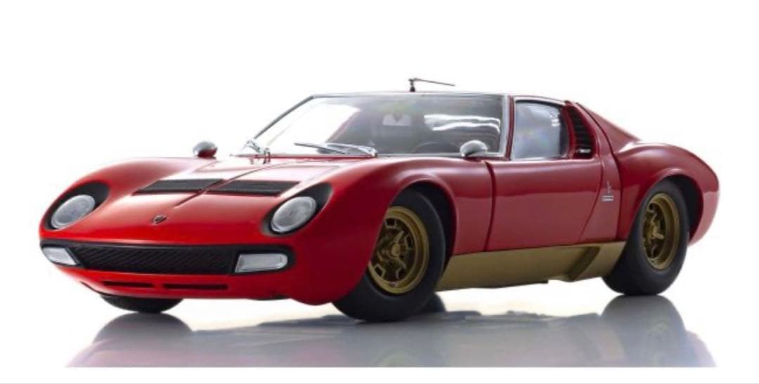 京商1/18 ランボルギーニ　ミウラP400SV レッド ゴールド