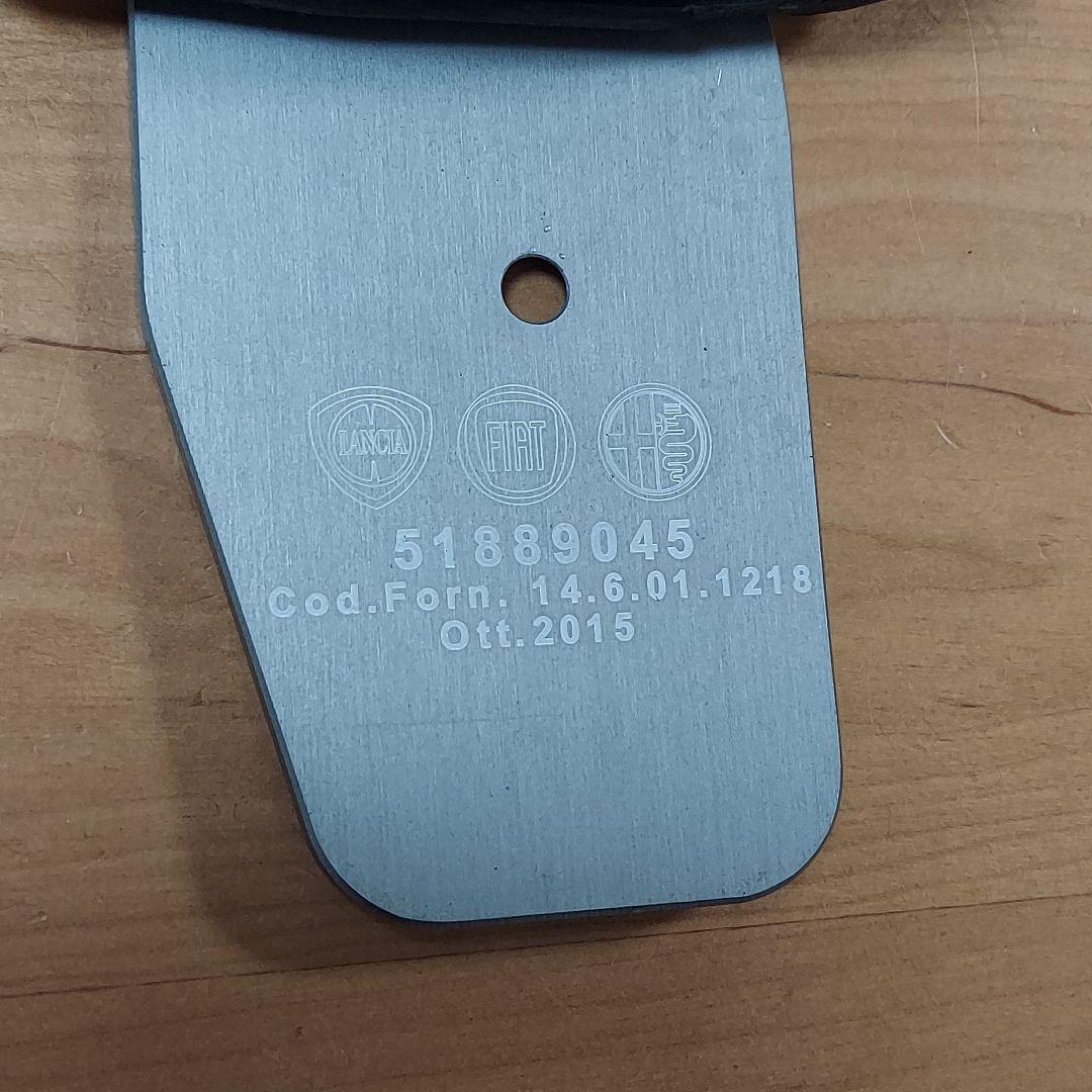 ABARTH 500/595 アルミニウムペダルカバー3点セット