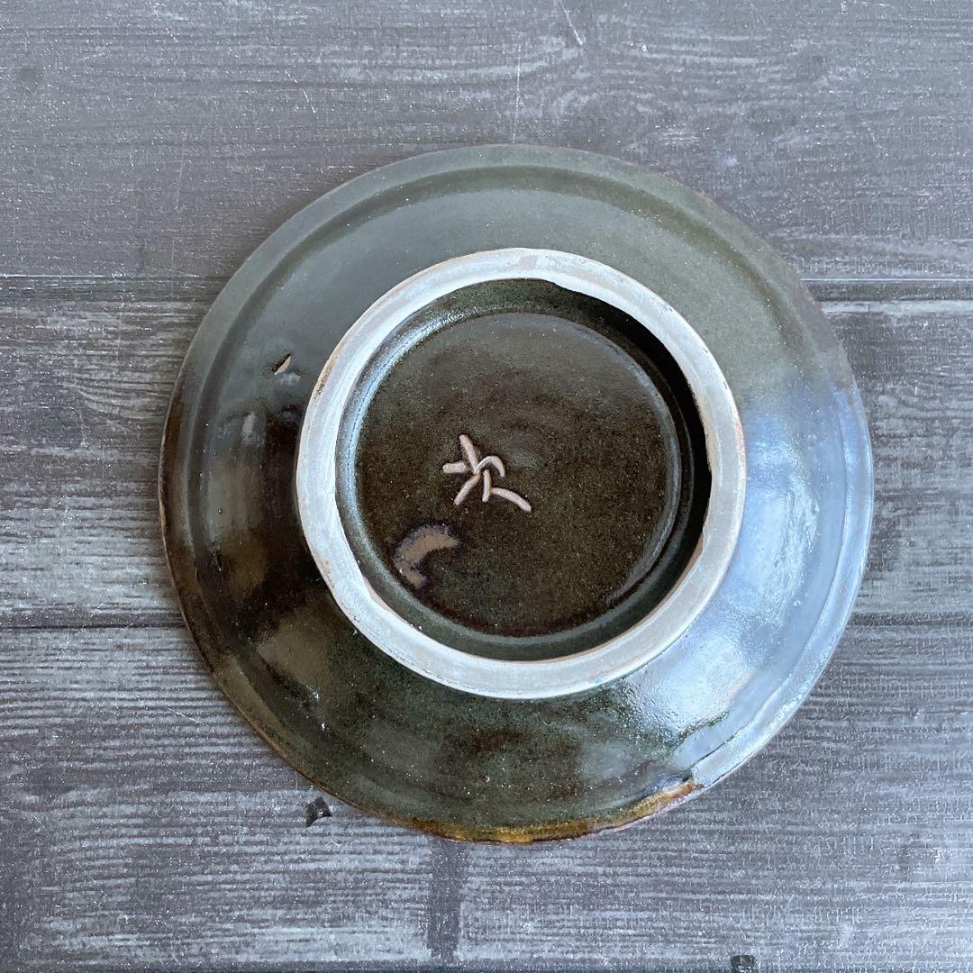 金城次郎 海老文 魚文5寸皿 壺屋焼 やちむん 沖縄 民藝