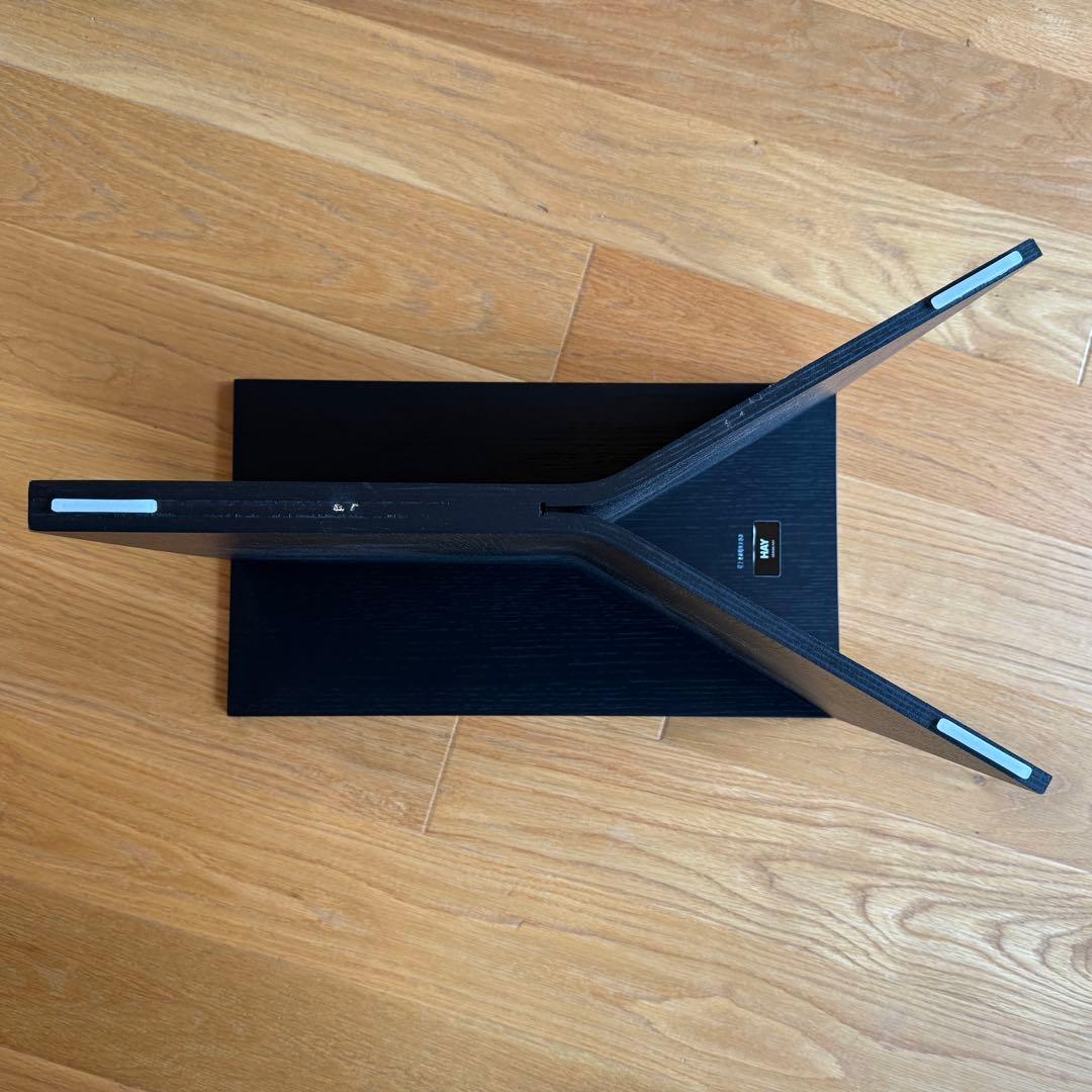 HAY SLIT TABLE WOOD OBLONG ブラック