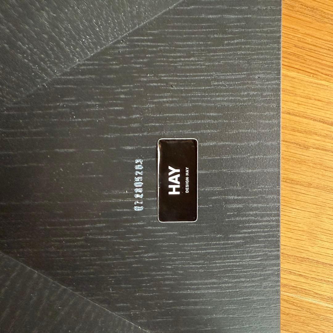 HAY SLIT TABLE WOOD OBLONG ブラック