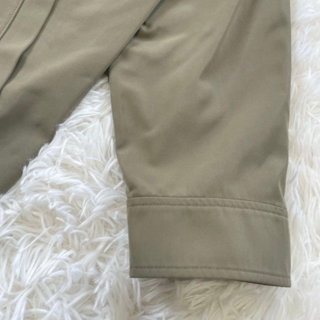 23区 24SS ライトツイル ノーカラーコート 40 撥水 洗える