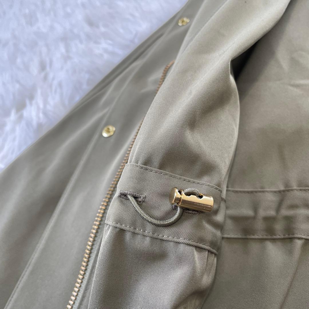 23区 24SS ライトツイル ノーカラーコート 40 撥水 洗える