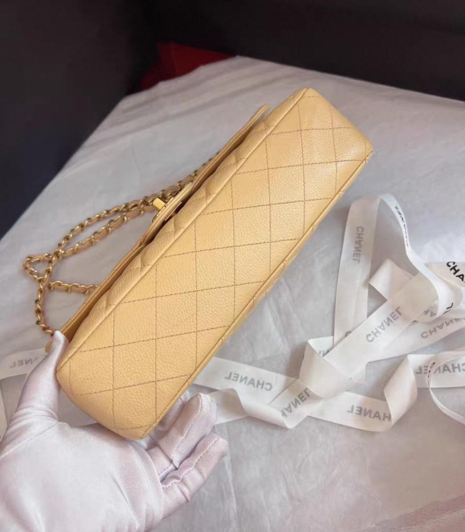 極美品 CF ベージュ ショルダーバッグ 25*15