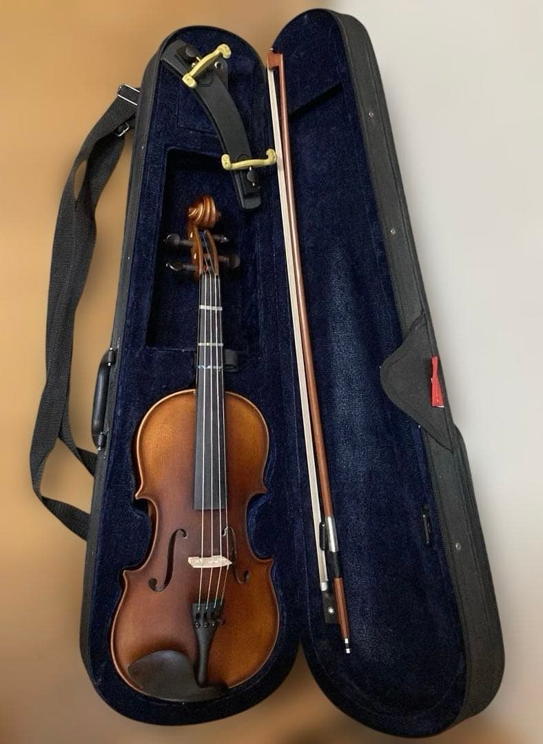 バイオリン本体 ブラウン ハードケース付き