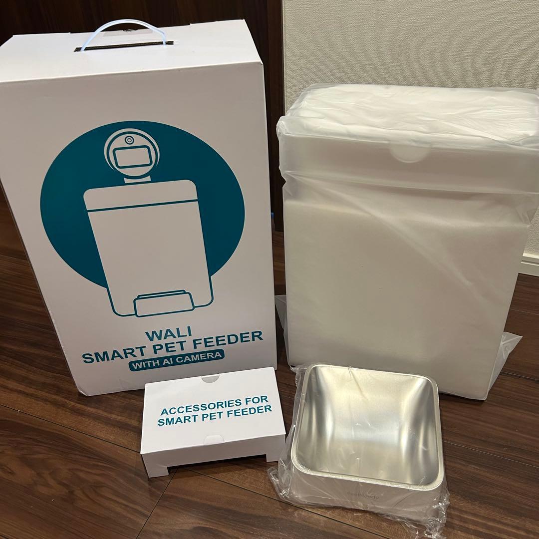 自動給餌器 カメラ付き 猫 WiFi スマホ操作 2K 360°回転 ペット