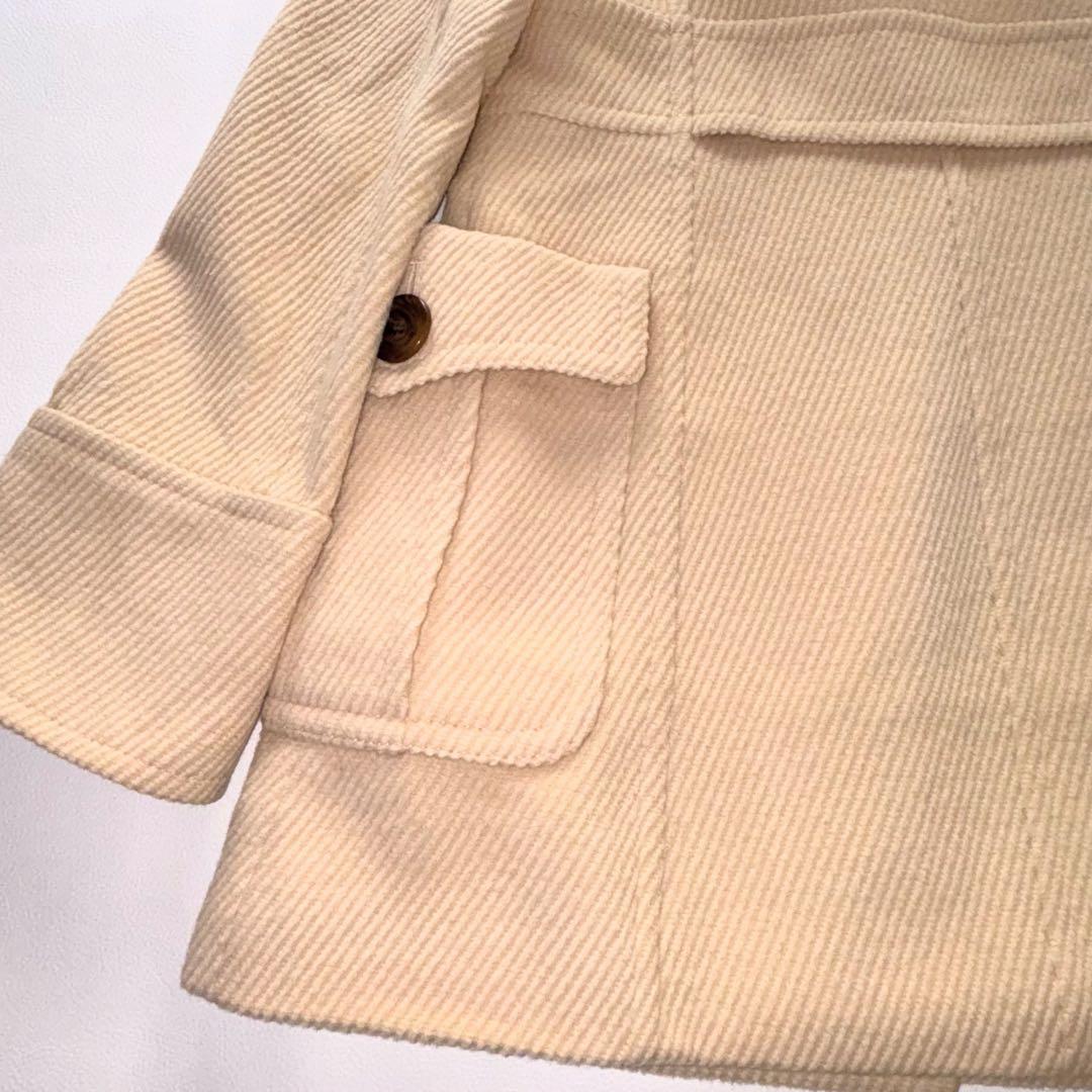 バーバリーブルーレーベル ノバチェック ウールコート アンゴラ混 リアルファー