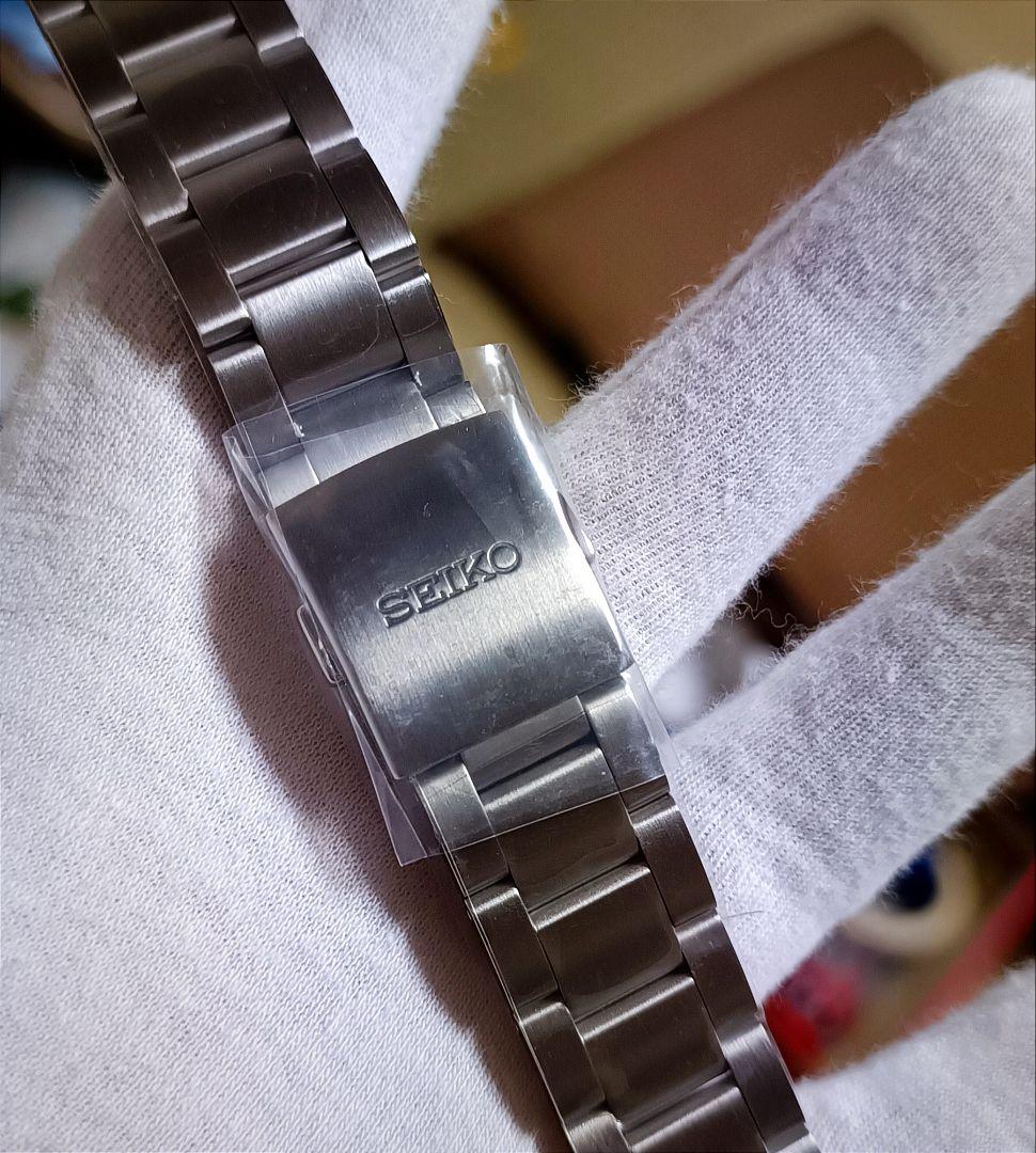 [新品]セイコー アルピニストのステンレスベルトバネ棒外し付き