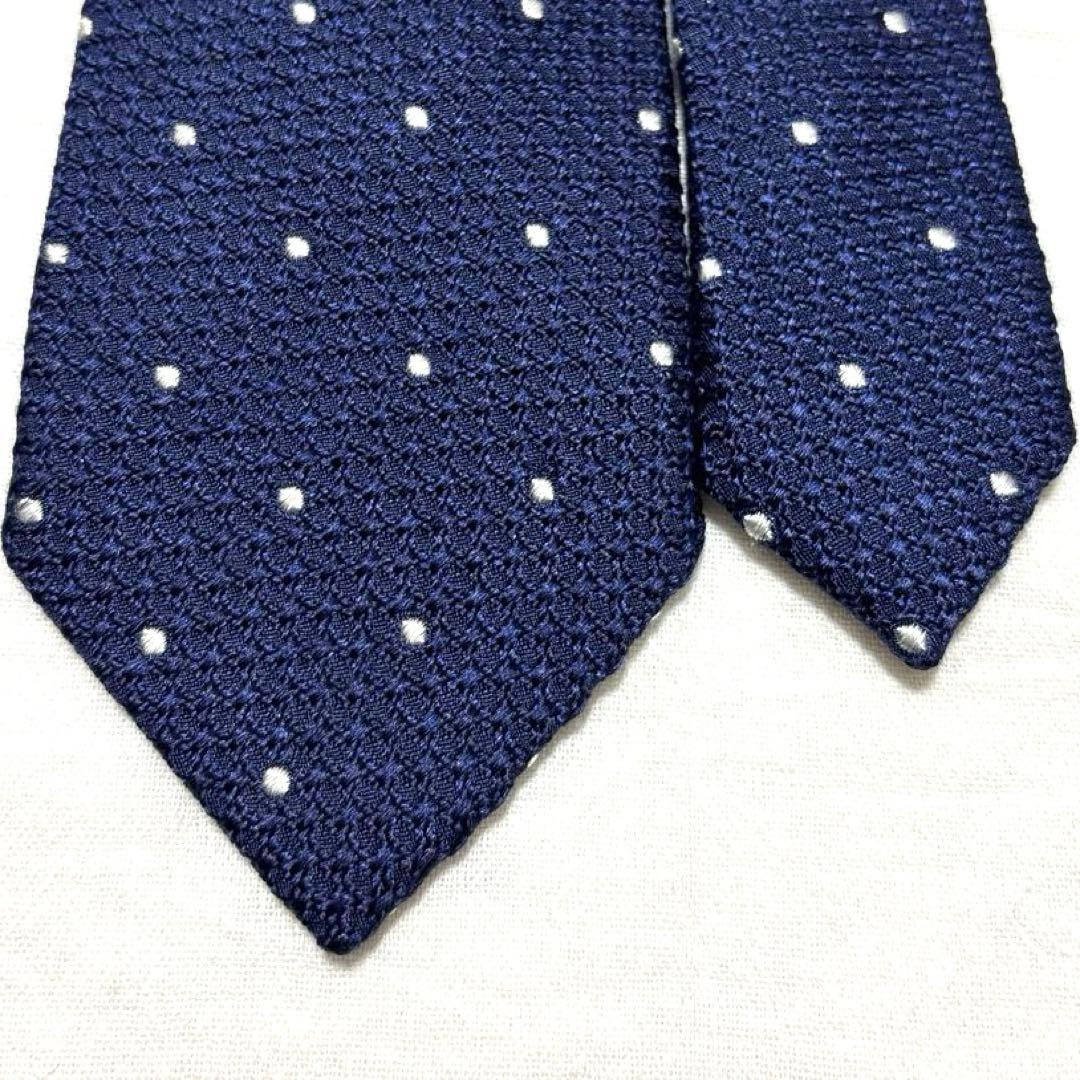 TOMFORD トムフォード　ネクタイ　ネイビー　ドット　美品