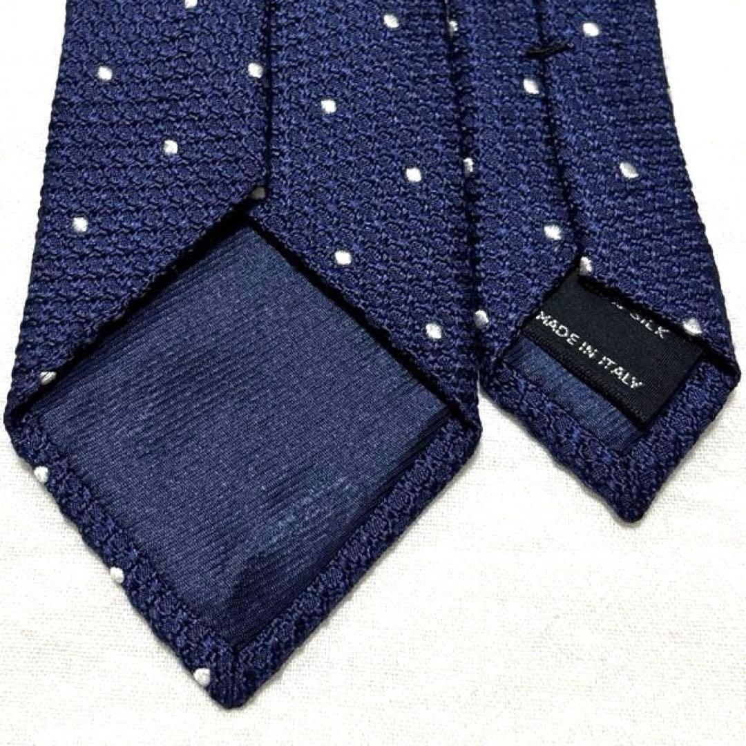 TOMFORD トムフォード　ネクタイ　ネイビー　ドット　美品