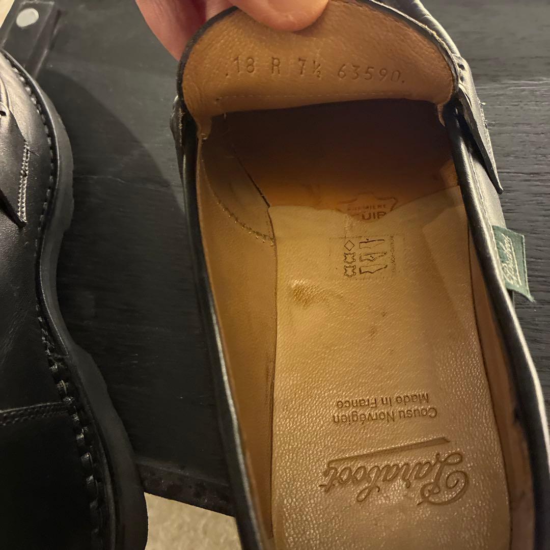 パラブーツ　REIMSランス　ブラック