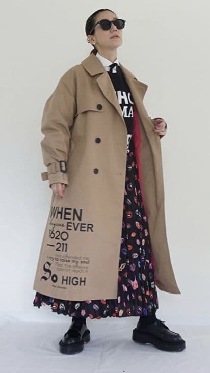 美品☆トーマスマグパイ THOMAS MAGPIE トレンチコート ベージュ