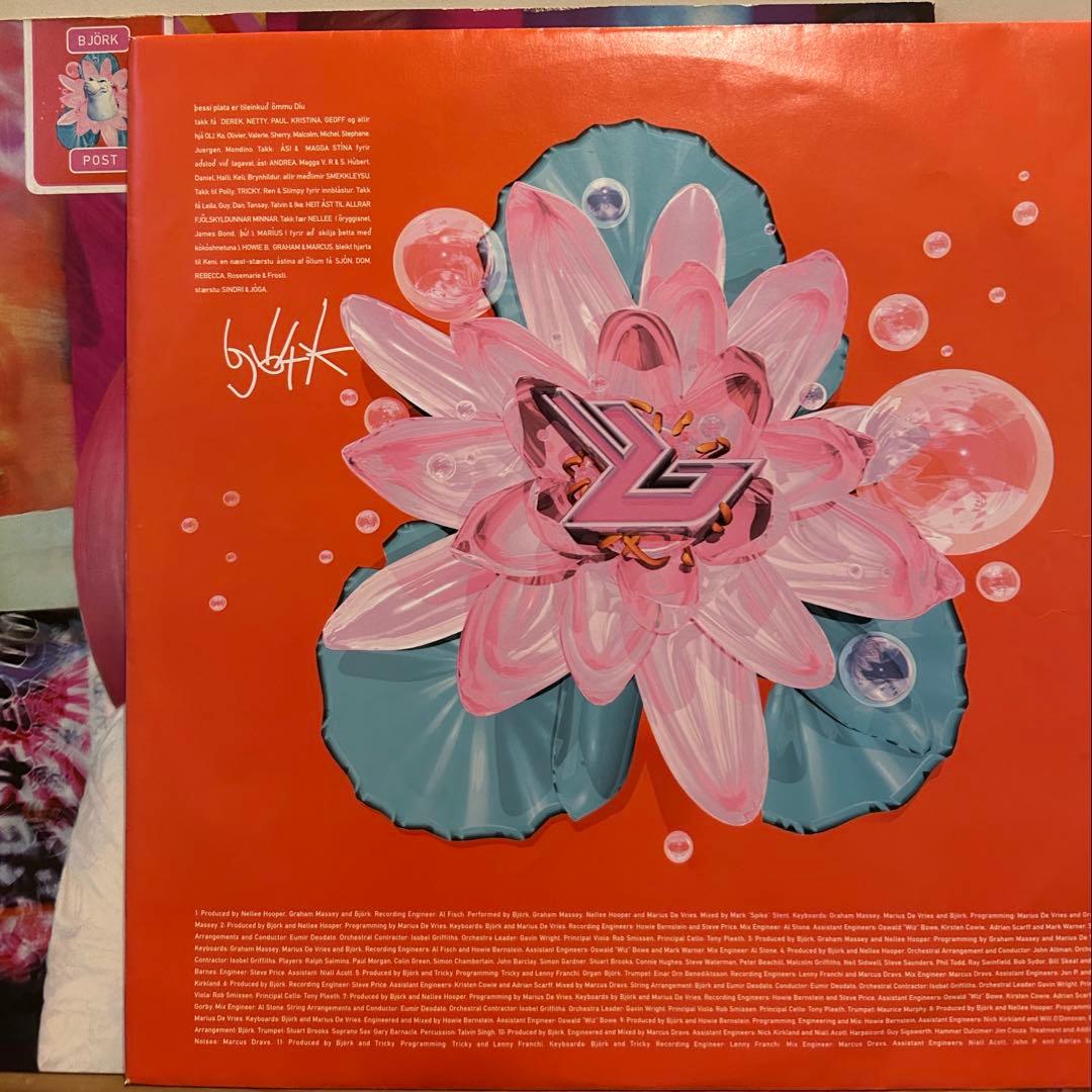 Bjork POST 初回限定ピンク盤 レコード