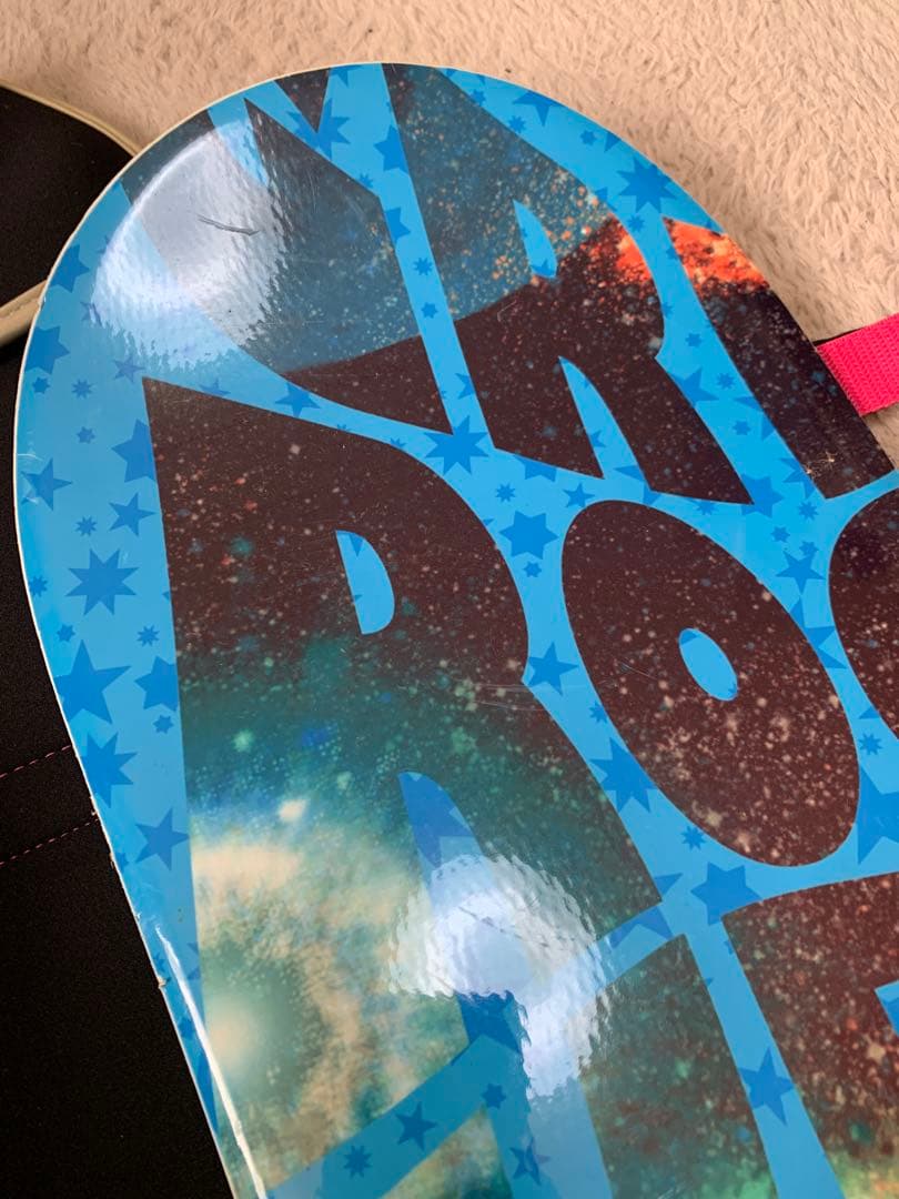 背丈150 子供用 スノーボードセット（ブーツ・ヘルメット付き）