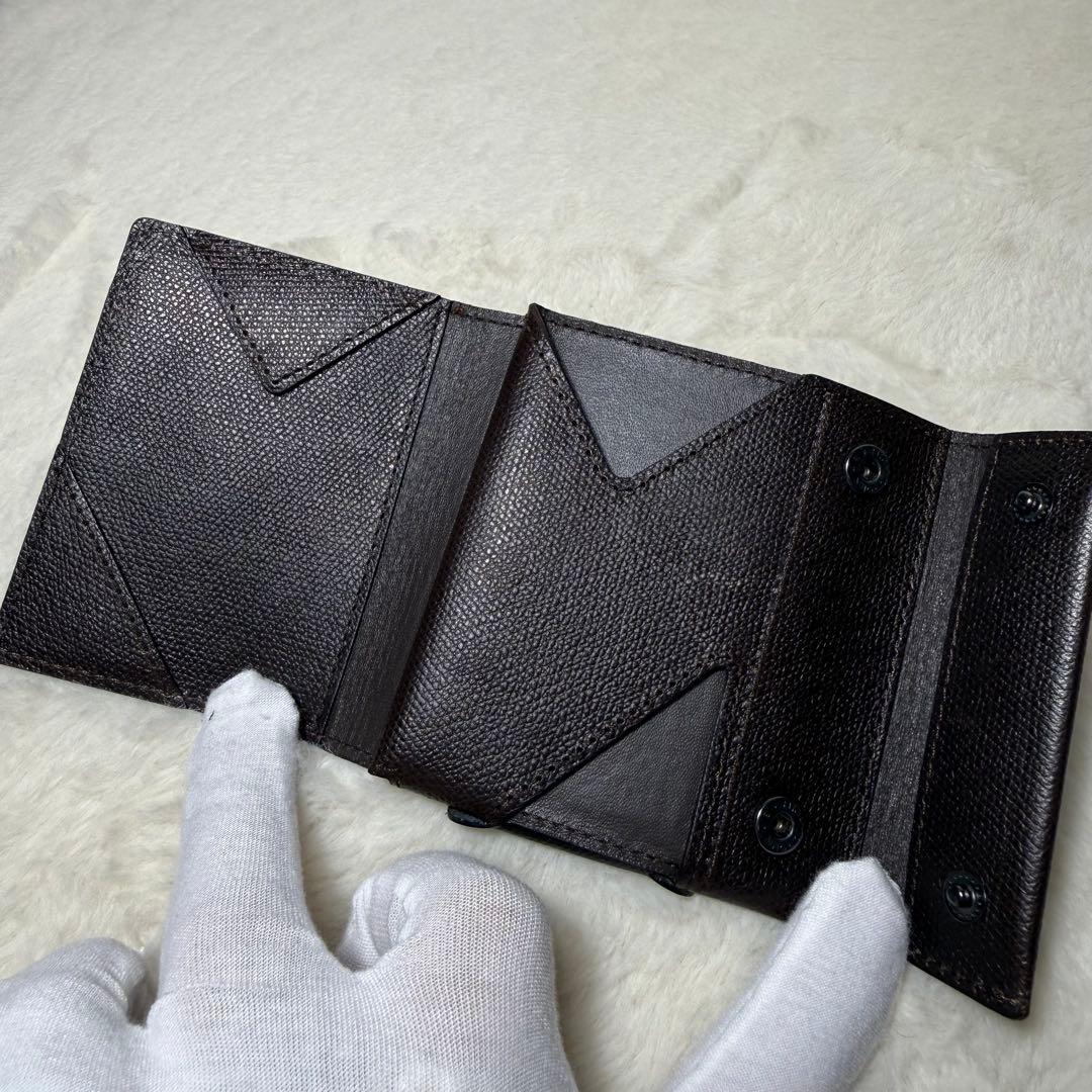 abrAsus アブラサス 薄い財布 薄いカードケース ブラック　ブラウン