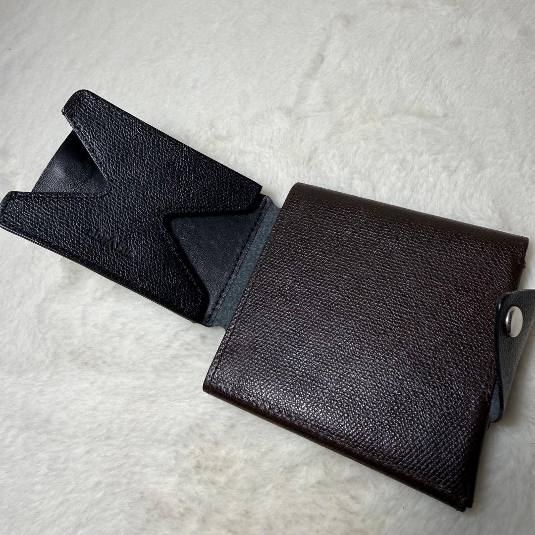 abrAsus アブラサス 薄い財布 薄いカードケース ブラック　ブラウン