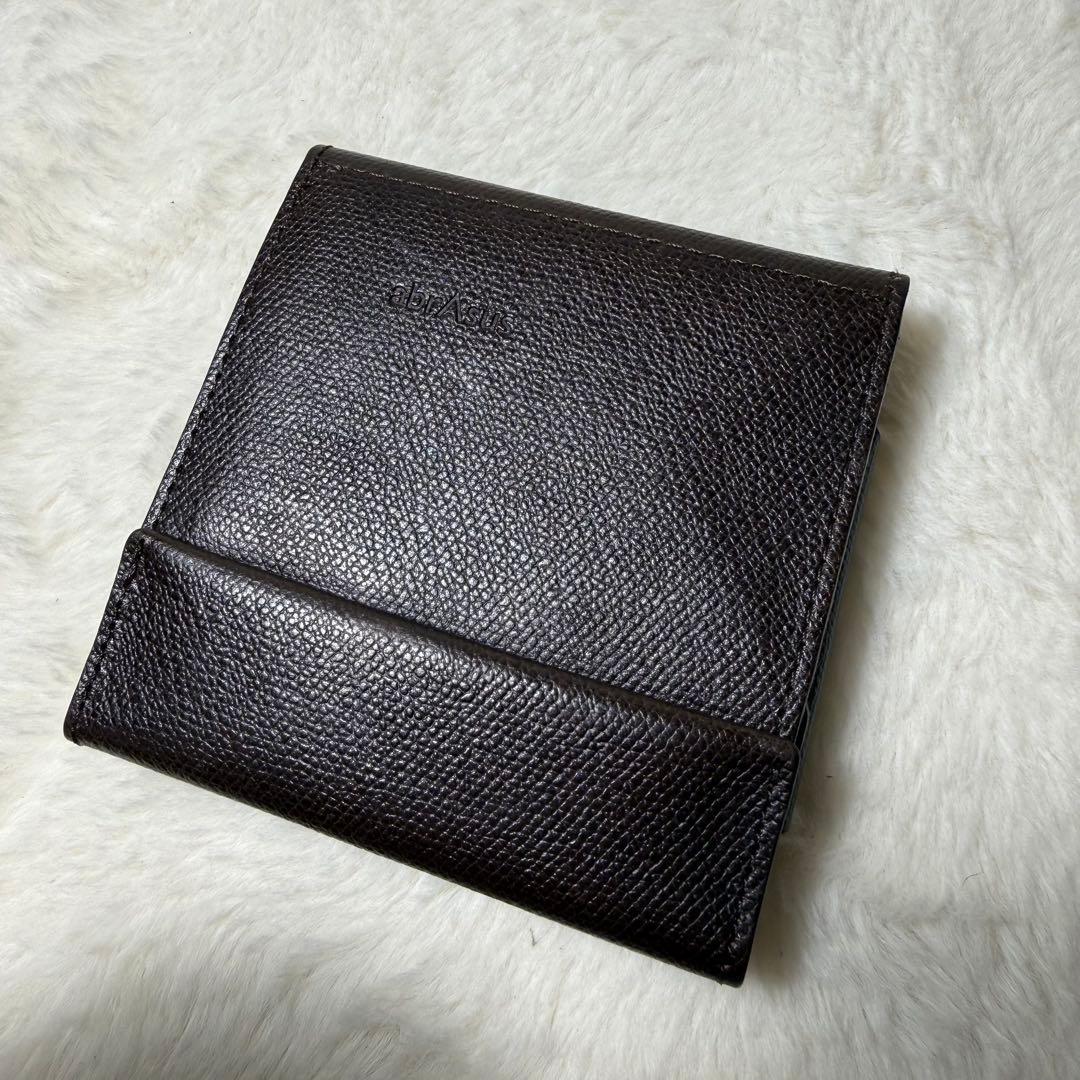 abrAsus アブラサス 薄い財布 薄いカードケース ブラック　ブラウン