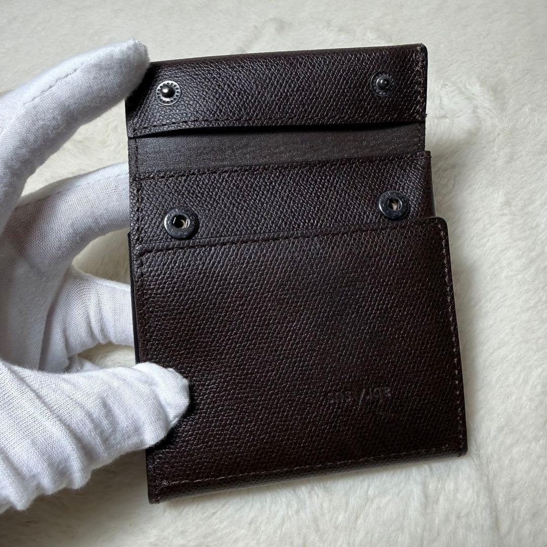 abrAsus アブラサス 薄い財布 薄いカードケース ブラック　ブラウン