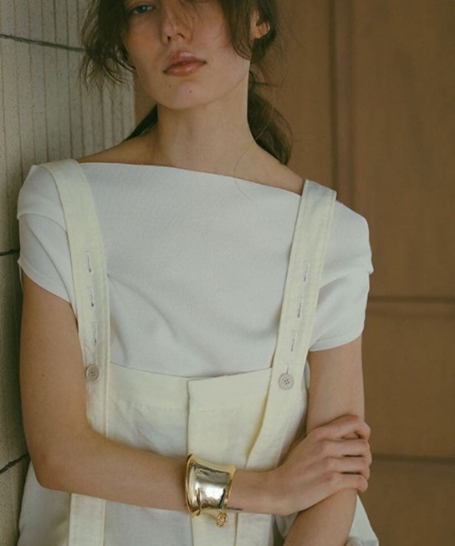 ETRE TOKYO ディストーションカーブフォームリングバングル美品