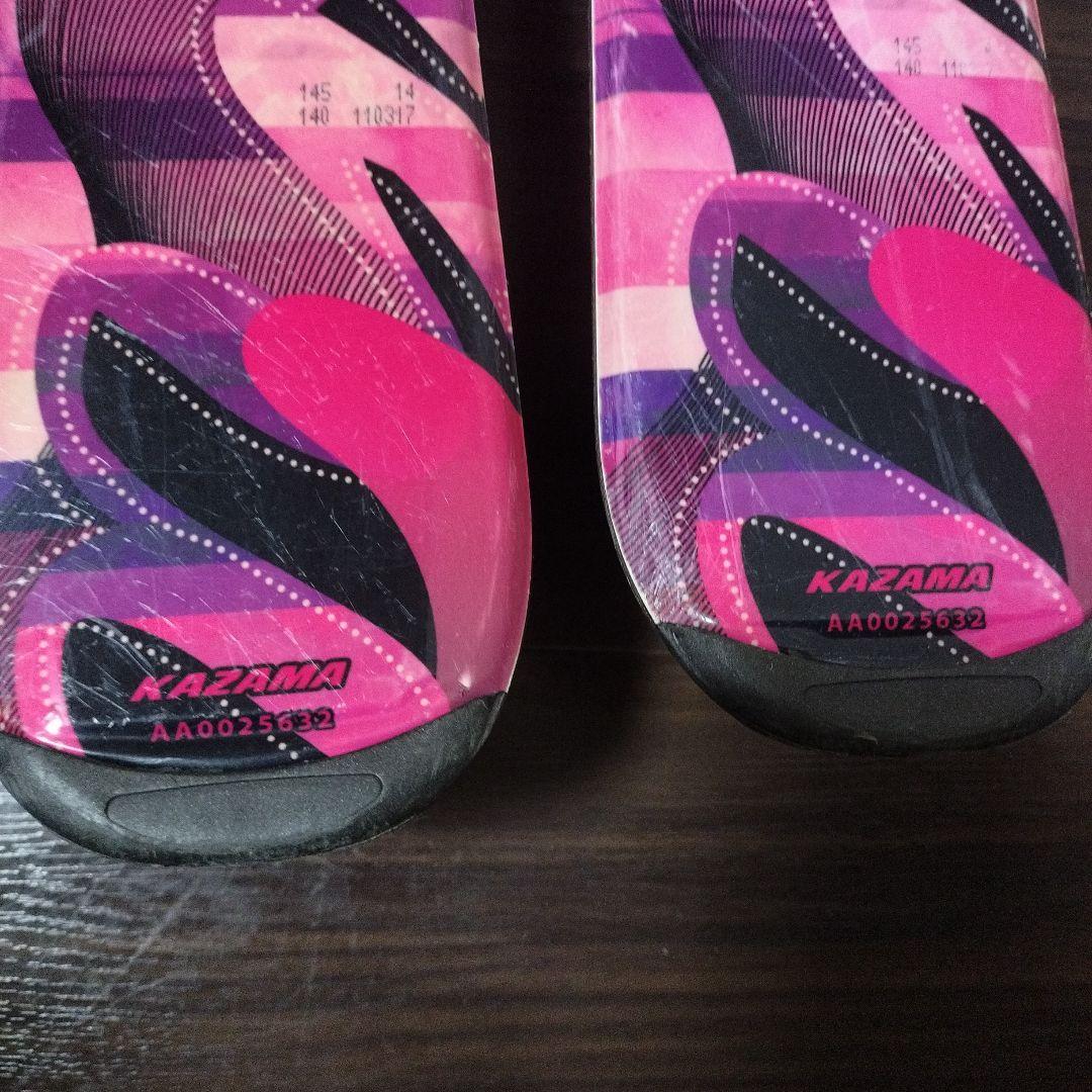 KAZAMA スキー板 145cm ブーツセット