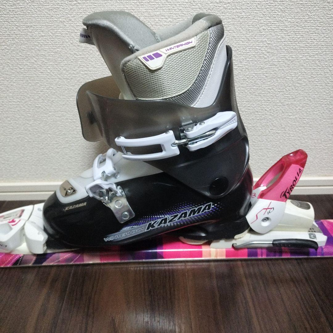 KAZAMA スキー板 145cm ブーツセット