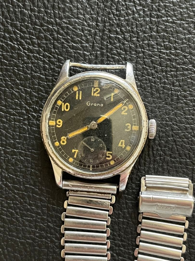 k*M様 【時計は対象外】1940年代　Bonklip バンブーブレス　英国製