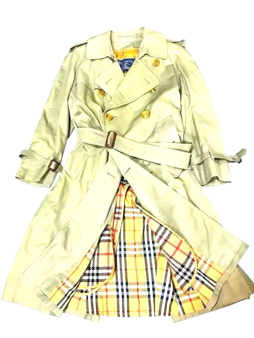 BURBERRY ヴィンテージバーバリー トレンチコート カーキ　ライナー付き