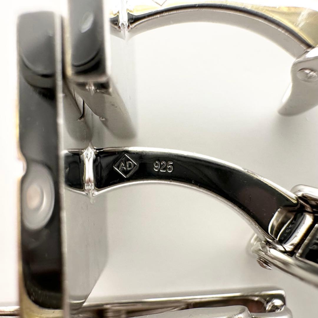 ダンヒル　スクエアトップ　オニキス　ネクタイピン　カフス　セット　925