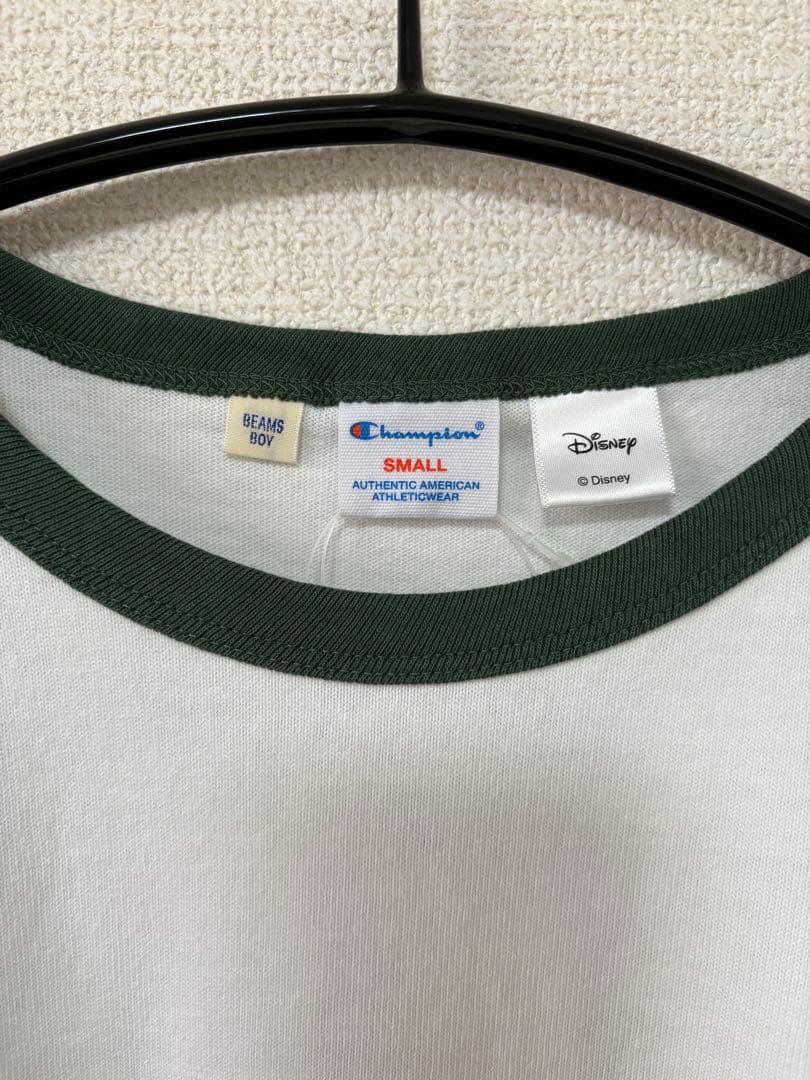 新品未使用 BOY別注 Champion ミッキーマウス フットボールＴ