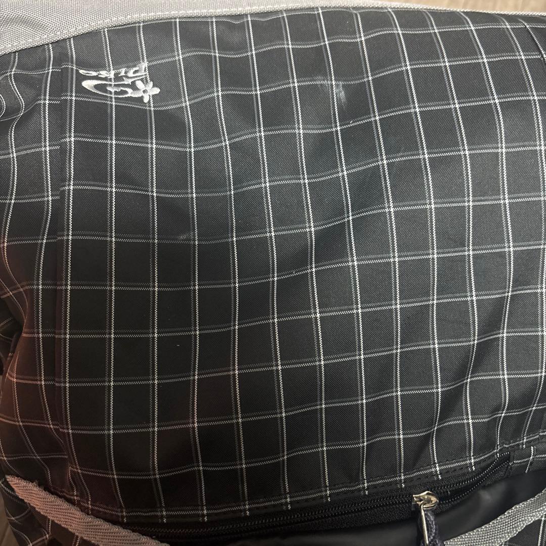 90s PIKO チェック柄 ボストンバッグ 大容量 archive