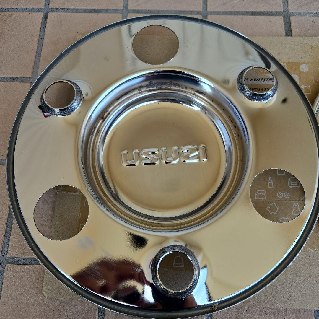 ISUZU ホイールカバー 2個セット アルミホイール ホイールキャップ