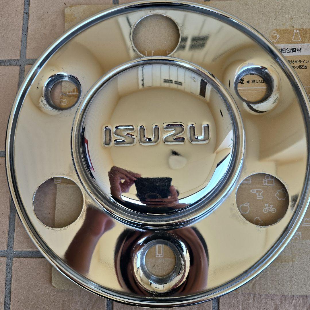 ISUZU ホイールカバー 2個セット アルミホイール ホイールキャップ