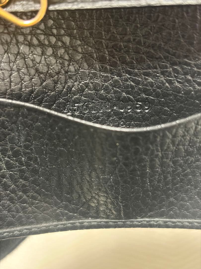 【GUCCI 】グッチ GGマーモント 6連キーケース ブラック❗️