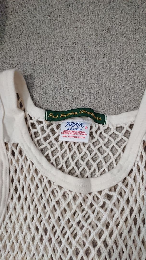 ポールハーデン メッシュ タンクトップ