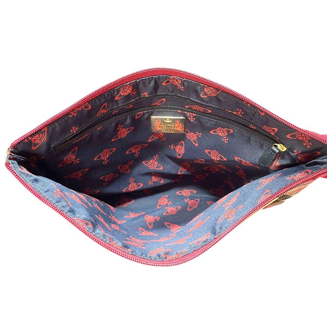美品 Vivienne Westwood タータンチェック クラッチバッグ