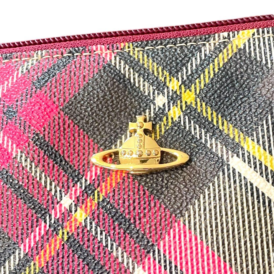 美品 Vivienne Westwood タータンチェック クラッチバッグ