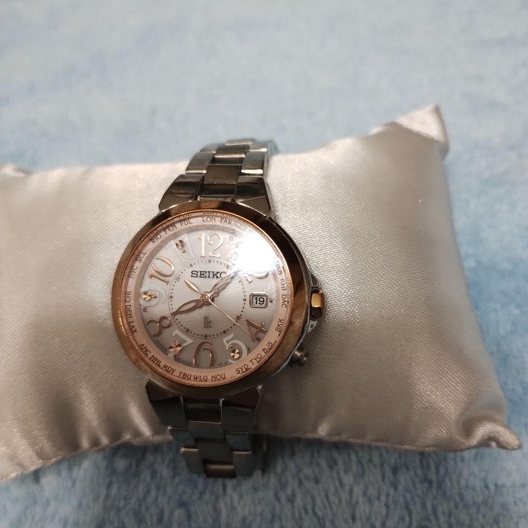 未使用級！腕回り16.8cm！専用！セイコーSEIKOルキアLUKIA純チタン
