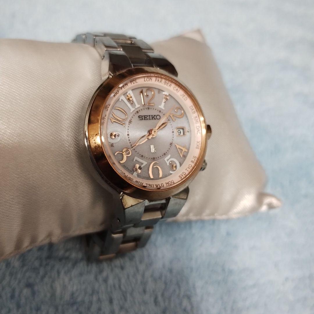 未使用級！腕回り16.8cm！専用！セイコーSEIKOルキアLUKIA純チタン