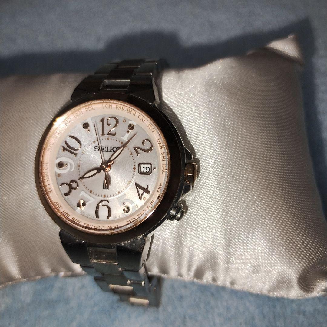 未使用級！腕回り16.8cm！専用！セイコーSEIKOルキアLUKIA純チタン