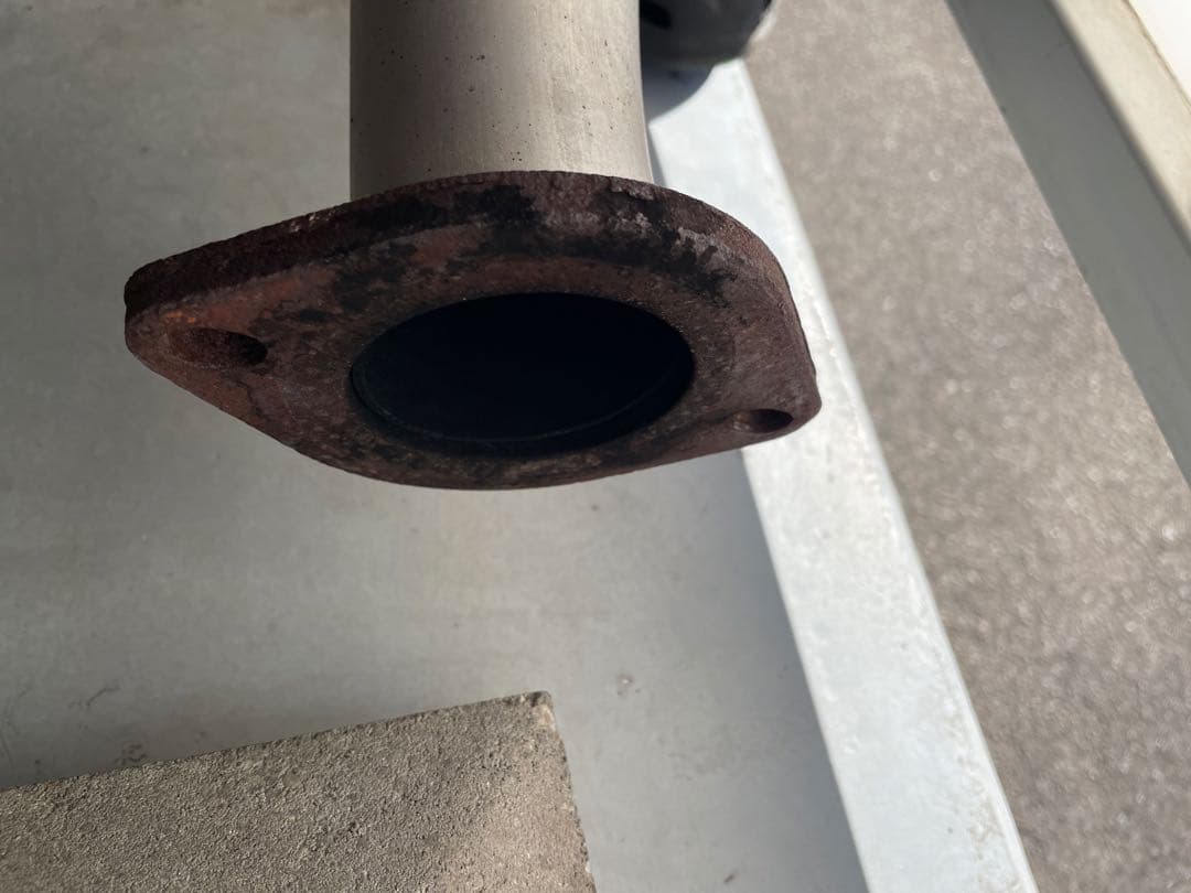 エスティマ TCR系 2本出しセミステンマフラー ジャンク品